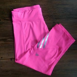 Hot Pink Adidas Workout Tights